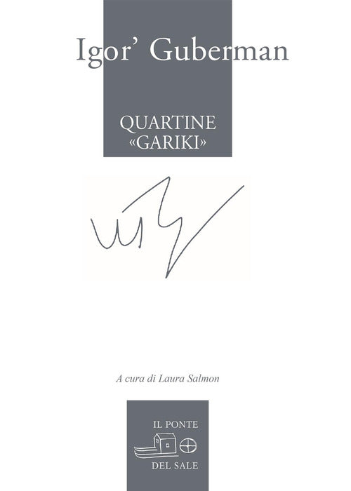 Cover of Quartine «gariki» (1994-1997). Testo russo a fronte