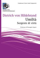 Cover of Umiltà. Sorgente di virtù