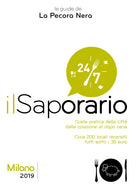 Cover of saporario. Milano 2019. Guida pratica della città dalla colazione al dopo cena