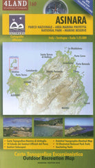 Cover of Asinara. Parco nazionale. Area marina protetta, natinal park, marine reserve. Carta topografica-escursionistica 1:25.000. Ediz. italiana, inglese e tedesca