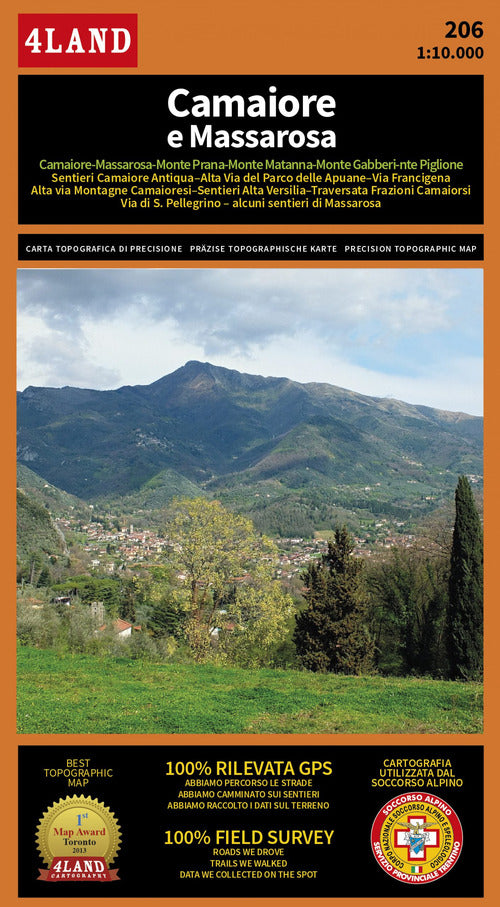 Cover of Camaiore e Massarosa 1:25.000