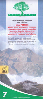Cover of Carta n. 7. Val Pellice. Carta dei sentieri e stradale 1:25.000