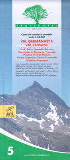 Cover of Carta n. 5. Val Germanasca val Chisone. Carta dei sentieri e stradale 1:25.000