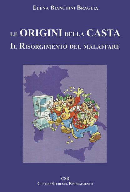 Cover of origini della casta. Il Risorgimento del malaffare