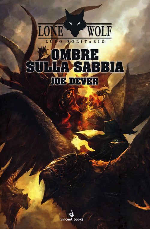 Cover of Ombre sulla sabbia. Lupo Solitario. Serie Kai