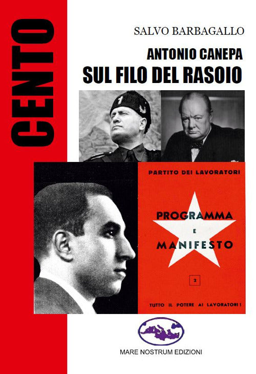 Cover of Antonio Canepa. Sul filo del rasoio