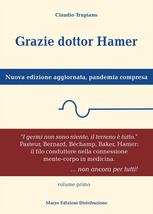 Cover of Grazie dottor Hamer. Nuova edizione aggiornata, pandemia compresa
