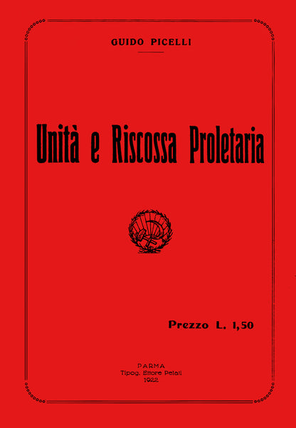 Cover of Unità e riscossa proletaria