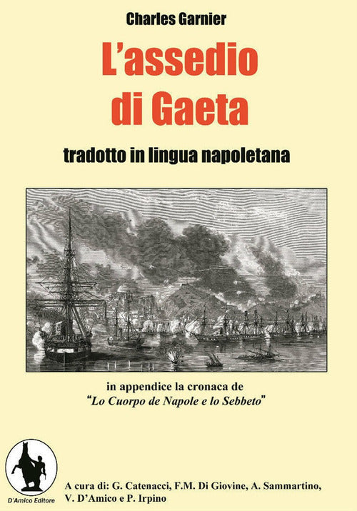 Cover of assedio di Gaeta. Testo napoletano e italiano