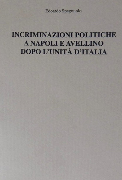 Cover of Incriminazioni politiche a Napoli e Avellino dopo l'unità d'Italia