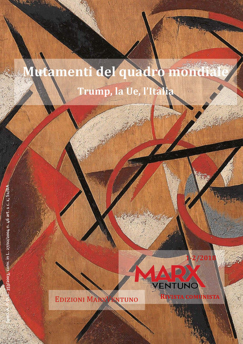 Cover of MarxVentuno. Rivista comunista