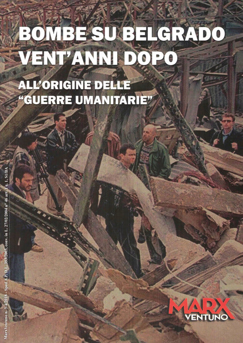 Cover of Bombe su Belgrado vent'anni dopo. All'origine delle «guerre umanitarie»