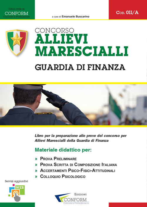Cover of Concorso allievi marescialli. Guardia di finanza. Materiale didattico