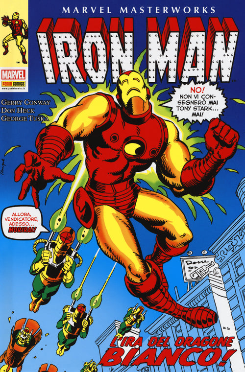 Cover of ira del dragone bianco! Iron Man