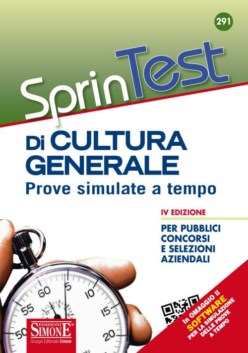 Cover of Sprintest di cultura generale. Prove simulate a tempo per pubblici concorsi e selezioni aziendali