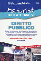 Cover of Maturità istituti tecnici. Diritto pubblico