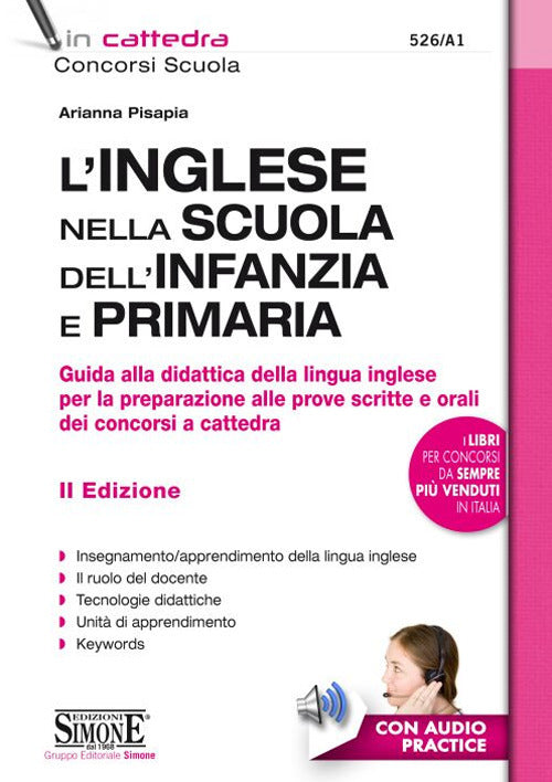 Cover of Inglese nella scuola dell'infanzia e primaria. Guida alla didattica della lingua inglese per la preparazione alle prove scritte e orali dei concorsi a cattedra