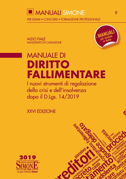 Cover of Manuale di diritto fallimentare