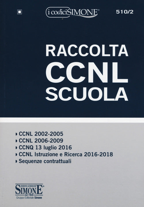 Cover of Raccolta CCNL Scuola