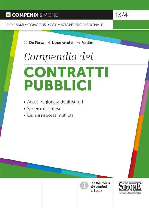 Cover of Compendio dei contratti pubblici