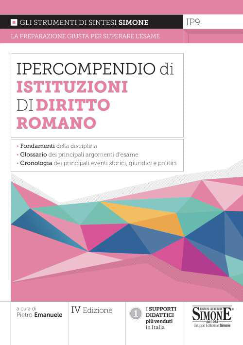 Cover of Ipercompendio istituzioni di diritto romano