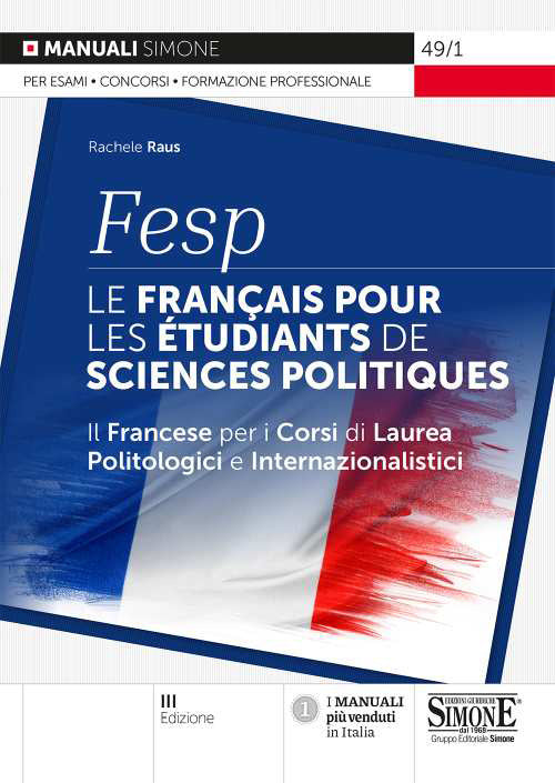 Cover of FESP: le français pour les étudiants de sciences politiques. Il francese per i corsi di laurea politologici e internazionalistici