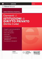 Cover of Elementi di istituzioni di diritto privato (diritto civile)