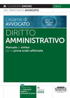 Cover of esame di avvocato. Diritto amministrativo. Manuale di sintesi per la prova orale rafforzata