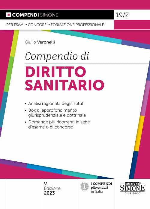 Cover of Compendio di diritto sanitario