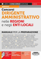 Cover of Concorsi dirigente amministrativo nelle regioni e negli enti locali. Manuale per la preparazione