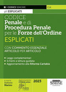 Cover of Codice penale e di procedura penale esplicati per le Forze dell’ordine