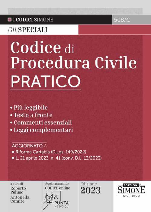 Cover of Codice di procedura civile pratico