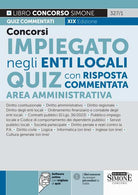 Cover of Concorsi impiegato negli enti local. Quiz con risposta commentata. Area amministrativa
