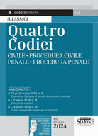 Quattro codici: Civile-Procedura civile-Penale-Procedura penale