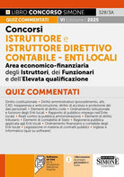 Concorsi istruttore e istruttore direttivo contabile area economico-finanziaria enti locali. Quiz commentati