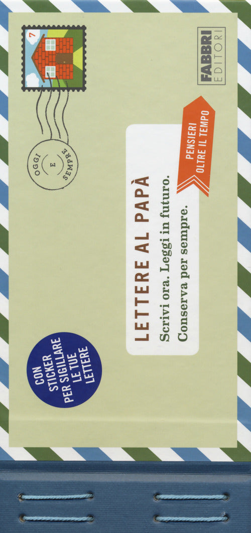 Cover of Lettere al papà. Con adesivi