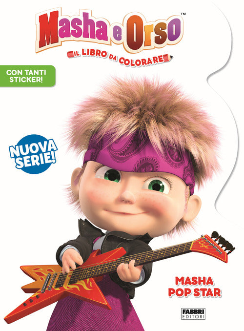 Cover of Masha pop star. Masha e Orso. Libro gioco
