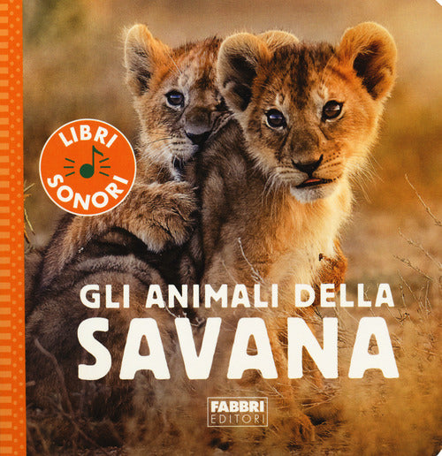 Cover of animali della savana