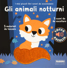 Cover of animali notturni. I miei piccoli libri sonori da accarezzare