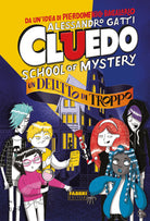 Cover of delitto di troppo. Cluedo. School of mystery