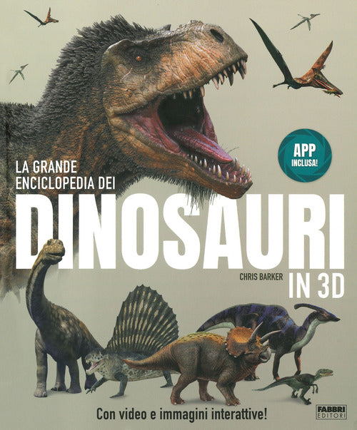 Cover of grande enciclopedia dei dinosauri in 3D
