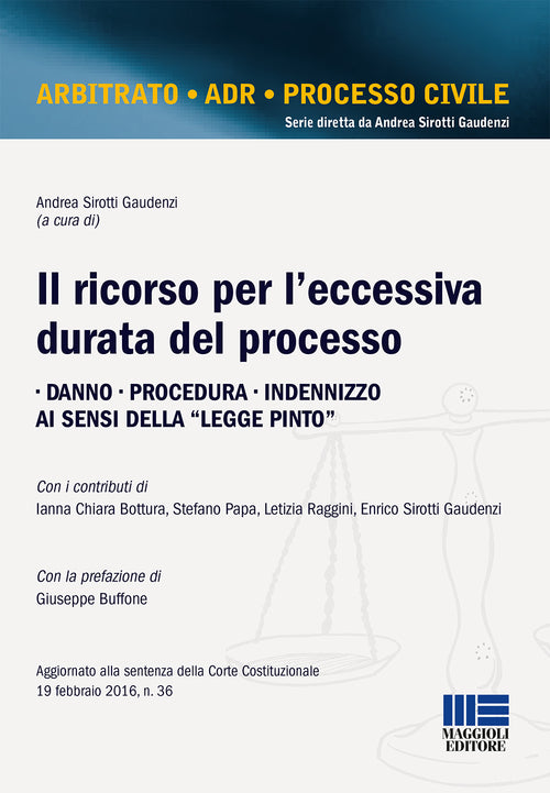 Cover of ricorso per l'eccessiva durata del processo