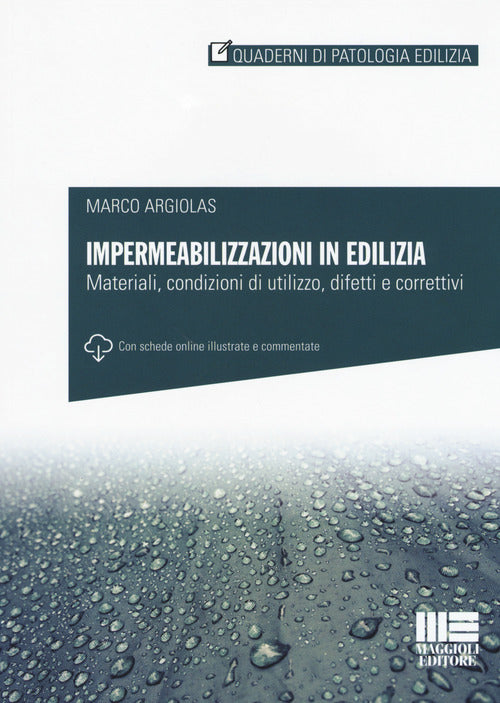 Cover of Impermeabilizzazioni in edilizia. Materiali, condizioni di utilizzo, difetti e correttivi