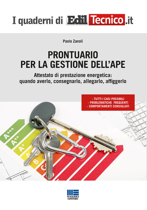 Cover of Prontuario per la gestione dell'APE