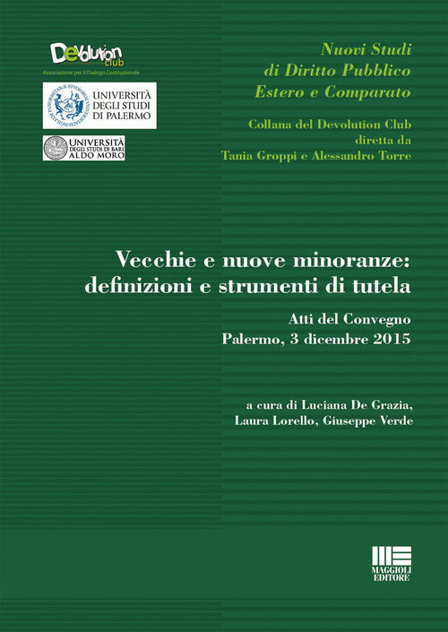 Cover of Vecchie e nuove minoranze: definizioni e strumenti di tutela
