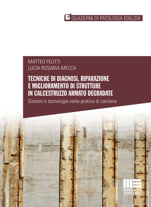 Cover of Tecniche di diagnosi, riparazione e miglioramento di strutture in calcestruzzo armato degradate