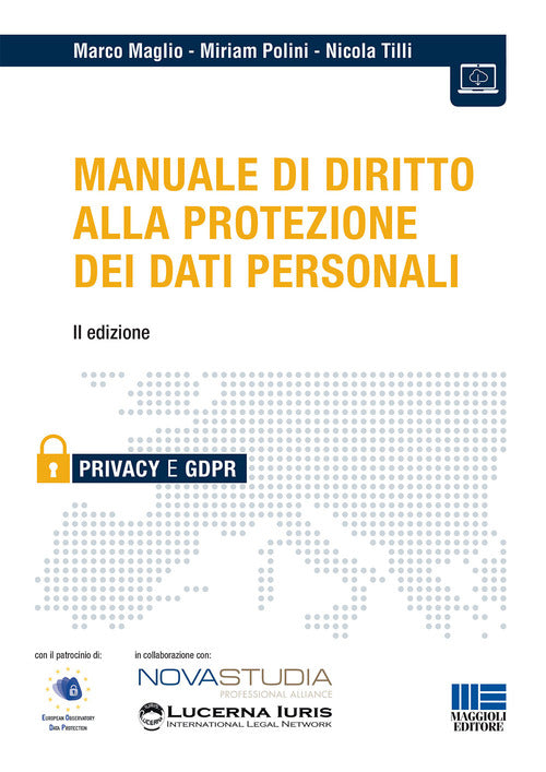 Cover of Manuale di diritto alla protezione dei dati personali