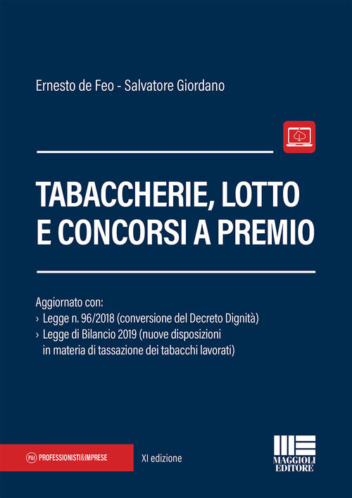 Cover of Tabaccherie, lotto e concorsi a premio
