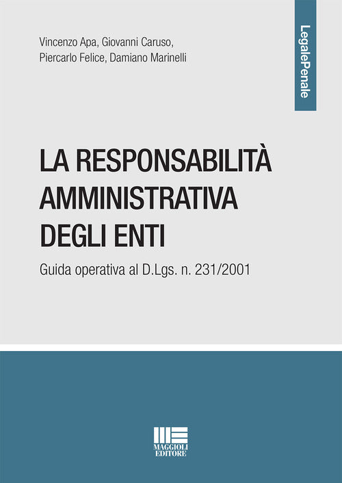 Cover of responsabilità amministrativa degli enti. Guida operativa al D.Lgs. n. 231/2001