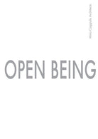 Cover of Open Being. Mino Caggiula Architects. Ediz. italiana
